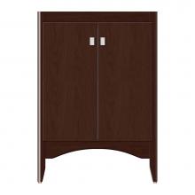 Strasser Woodenwork 36-766 - 24 X 18 X 34.5 Wallingford View Vanity Tiered Miter Choc Cherry Std