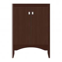 Strasser Woodenwork 37-271 - 24 X 21 X 34.5 Wallingford View Vanity Tiered Miter Choc Oak Std