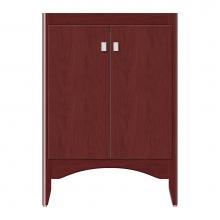 Strasser Woodenwork 37-389 - 24 X 18 X 34.5 Wallingford View Vanity Tiered Miter Dk Cherry Std