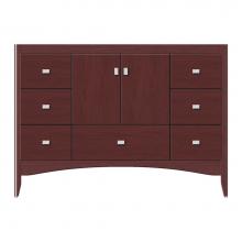 Strasser Woodenwork 37-409 - 48 X 21 X 34.5 Wallingford Vanity Tiered Miter Dk Cherry Sb