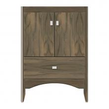 Strasser Woodenwork 37-459 - 24 X 18 X 34.5 Wallingford Vanity Tiered Miter Dusky Oak Std