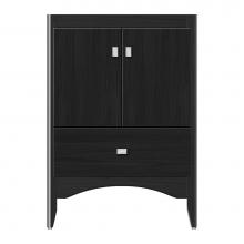 Strasser Woodenwork 37-605 - 24 X 21 X 34.5 Wallingford Vanity Tiered Miter Midnight Oak Std