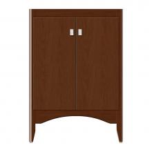 Strasser Woodenwork 37-812 - 24 X 18 X 34.5 Wallingford View Vanity Tiered Miter Pecan Cherry Std