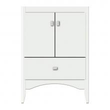 Strasser Woodenwork 37-906 - 24 X 18 X 34.5 Wallingford Vanity Tiered Miter Powder Grey Std