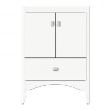 Strasser Woodenwork 38-145 - 24 X 18 X 34.5 Wallingford Vanity Tiered Miter Sat White Std