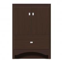 Strasser Woodenwork 46-363 - 24 X 18 X 34.5 Ravenna Vanity Tiered Miter Choc Oak Std