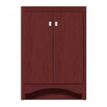 Strasser Woodenwork 46-434 - 24 X 18 X 34.5 Ravenna View Vanity Tiered Miter Dk Cherry Std