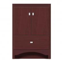 Strasser Woodenwork 46-482 - 24 X 18 X 34.5 Ravenna Vanity Tiered Miter Dk Cherry Std