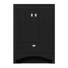 Strasser Woodenwork 46-661 - 24 X 21 X 34.5 Ravenna Vanity Tiered Miter Midnight Oak Std