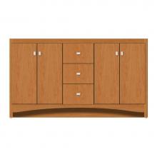 Strasser Woodenwork 46-694 - 60 X 21 X 34.5 Ravenna View Vanity Tiered Miter Nat Cherry Db