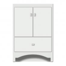 Strasser Woodenwork 46-960 - 24 X 21 X 34.5 Ravenna Vanity Tiered Miter Powder Grey Std