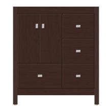 Strasser Woodenwork 50-731 - 30 X 21 X 34.5 Alki Essence Vanity Tiered Miter Choc Cherry Rh
