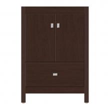 Strasser Woodenwork 50-736 - 24 X 18.5 X 34.5 Alki Essence Vanity Tiered Miter Choc Cherry Std