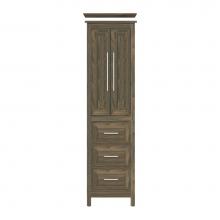 Strasser Woodenwork 51-000 - 19.5 X 18.5 X 70 Belltown Linen Deco Miter Dusky Oak
