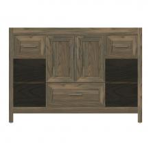 Strasser Woodenwork 51-434 - 48 X 21 X 34.5 Alki Cafe Vanity Deco Miter Dusky Oak Sb