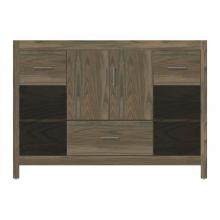 Strasser Woodenwork 51-438 - 48 X 21 X 34.5 Alki Cafe Vanity Slab Dusky Oak Sb