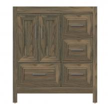 Strasser Woodenwork 51-548 - 30 X 21 X 34.5 Alki Essence Vanity Deco Miter Dusky Oak Rh