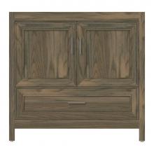 Strasser Woodenwork 53-006 - 36 X 21 X 34.5 Alki Essence Vanity Deco Miter Dusky Oak Std