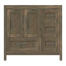 Strasser Woodenwork 53-047 - 36 X 21 X 34.5 Alki Essence Vanity Shaker Dusky Oak Rh