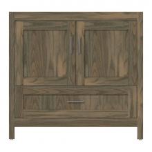 Strasser Woodenwork 52-813 - 36 X 18.5 X 34.5 Alki Essence Vanity Shaker Dusky Oak Std