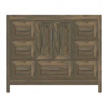 Strasser Woodenwork 53-301 - 42 X 21 X 34.5 Alki Essence Vanity Deco Miter Dusky Oak Sb