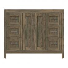 Strasser Woodenwork 53-369 - 42 X 21 X 34.5 Alki View Vanity Shaker Dusky Oak Sb