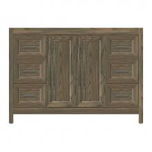 Strasser Woodenwork 53-544 - 48 X 21 X 34.5 Alki View Vanity Ogee Miter Dusky Oak Sb