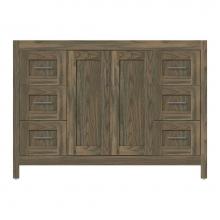 Strasser Woodenwork 53-589 - 48 X 21 X 34.5 Alki View Vanity Shaker Dusky Oak Sb