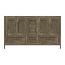 Strasser Woodenwork 53-667 - 60 X 18.5 X 34.5 Alki Essence Vanity Shaker Dusky Oak Db