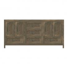 Strasser Woodenwork 54-141 - 72 X 21 X 34.5 Alki Essence Vanity Shaker Dusky Oak Db