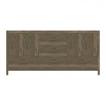 Strasser Woodenwork 54-142 - 72 X 21 X 34.5 Alki Essence Vanity Slab Dusky Oak Db