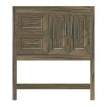 Strasser Woodenwork 54-198 - 30 X 21 X 34.5 Alki Spa Vanity Ogee Miter Dusky Oak Lh