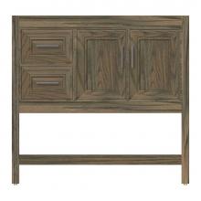 Strasser Woodenwork 54-377 - 36 X 21 X 34.5 Alki Spa Vanity Deco Miter Dusky Oak Lh