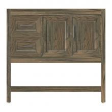 Strasser Woodenwork 54-380 - 36 X 21 X 34.5 Alki Spa Vanity Ogee Miter Dusky Oak Lh