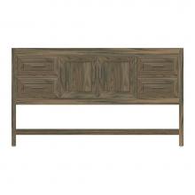 Strasser Woodenwork 54-468 - 60 X 18.5 X 34.5 Alki Spa Vanity Deco Miter Dusky Oak Sb