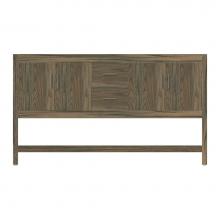 Strasser Woodenwork 54-545 - 60 X 21 X 34.5 Alki Spa Vanity Slab Dusky Oak Db