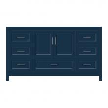 Strasser Woodenwork 58-755 - 60 X 18.5 X 34.5 Alki Essence Vanity Ogee Miter Lapis Night Sb