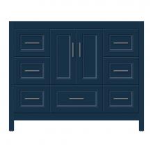 Strasser Woodenwork 58-760 - 42 X 21 X 34.5 Alki Essence Vanity Ogee Miter Lapis Night Sb