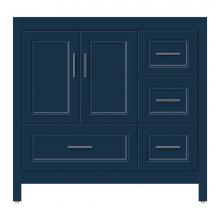 Strasser Woodenwork 58-762 - 36 X 21 X 34.5 Alki Essence Vanity Ogee Miter Lapis Night Rh