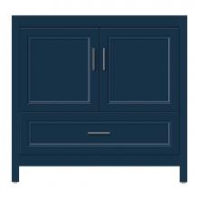 Strasser Woodenwork 58-777 - 36 X 18.5 X 34.5 Alki Essence Vanity Ogee Miter Lapis Night Std