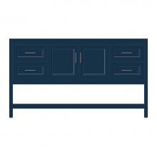 Strasser Woodenwork 58-808 - 60 X 21 X 34.5 Alki Spa Vanity Ogee Miter Lapis Night Sb