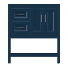 Strasser Woodenwork 58-823 - 30 X 18.5 X 34.5 Alki Spa Vanity Ogee Miter Lapis Night Lh