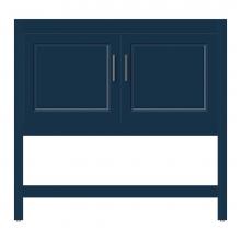 Strasser Woodenwork 58-829 - 36 X 18.5 X 34.5 Alki Spa Vanity Ogee Miter Lapis Night Std