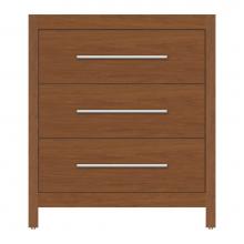Strasser Woodenwork 59-026 - 30 X 21 X 34.5 Belltown Vanity Tiered Miter Cinn Cherry 3 Drw