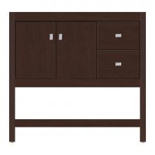 Strasser Woodenwork 59-206 - 36 X 18.5 X 34.5 Alki Spa Vanity Tiered Miter Choc Cherry Rh