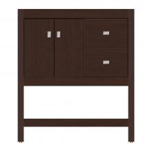 Strasser Woodenwork 59-209 - 30 X 21 X 34.5 Alki Spa Vanity Tiered Miter Choc Cherry Rh
