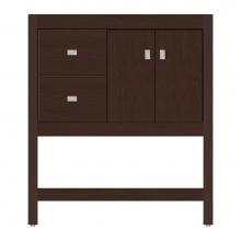 Strasser Woodenwork 59-212 - 30 X 18.5 X 34.5 Alki Spa Vanity Tiered Miter Choc Cherry Lh