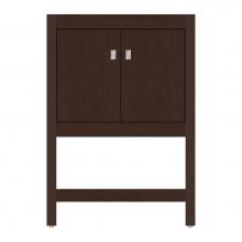 Strasser Woodenwork 59-213 - 24 X 21 X 34.5 Alki Spa Vanity Tiered Miter Choc Cherry Std