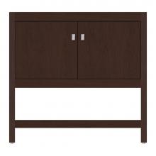 Strasser Woodenwork 59-217 - 36 X 21 X 34.5 Alki Spa Vanity Tiered Miter Choc Cherry Std