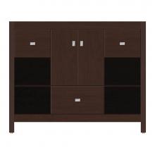 Strasser Woodenwork 59-222 - 42 X 18.5 X 34.5 Alki Cafe Vanity Tiered Miter Choc Cherry Sb